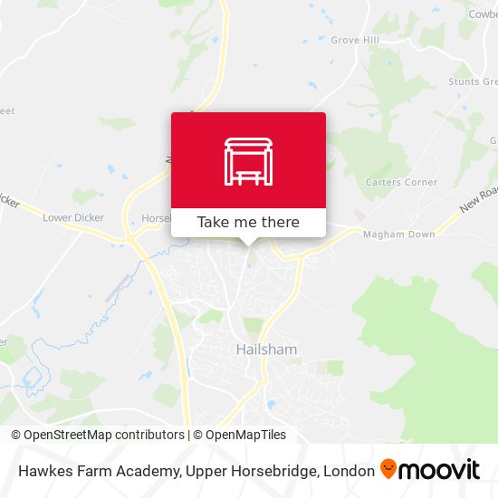 Hawkes Farm Academy, Upper Horsebridge map