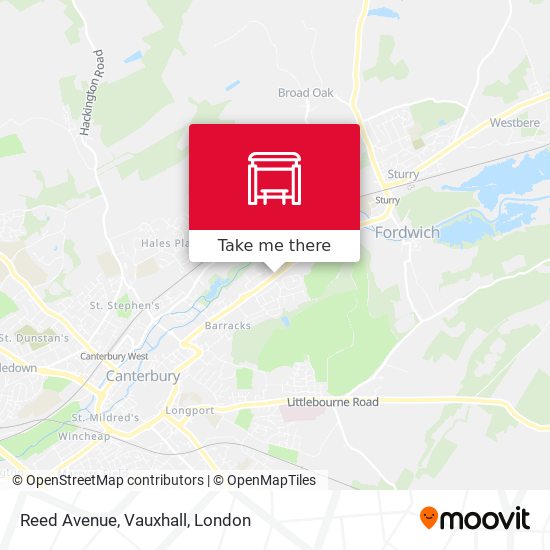 Reed Avenue, Vauxhall map