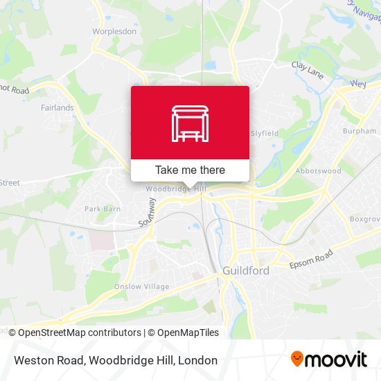 Weston Road, Woodbridge Hill map