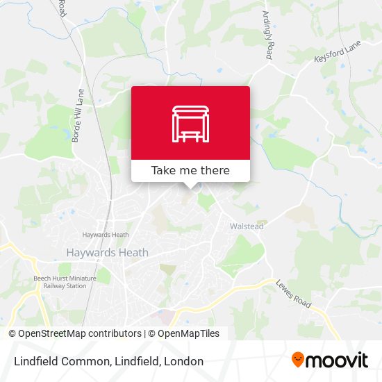 Lindfield Common, Lindfield map