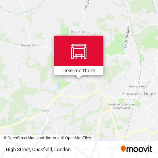 High Street, Cuckfield map