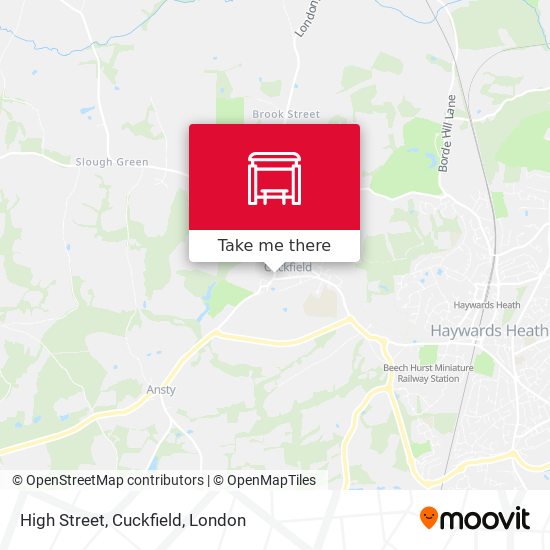High Street, Cuckfield map