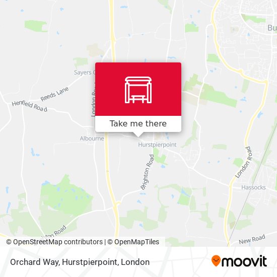 Orchard Way, Hurstpierpoint map