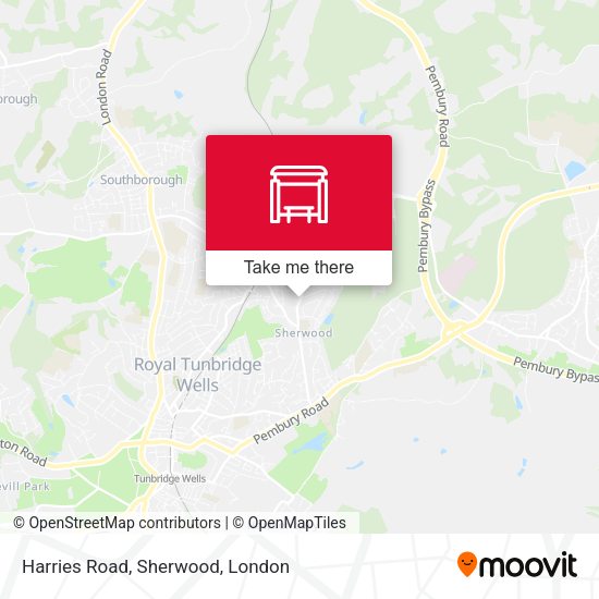Harries Road, Sherwood map