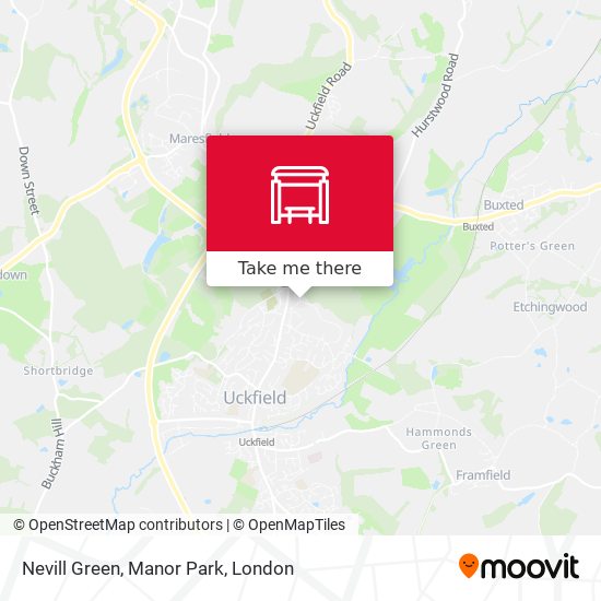Nevill Green, Manor Park map
