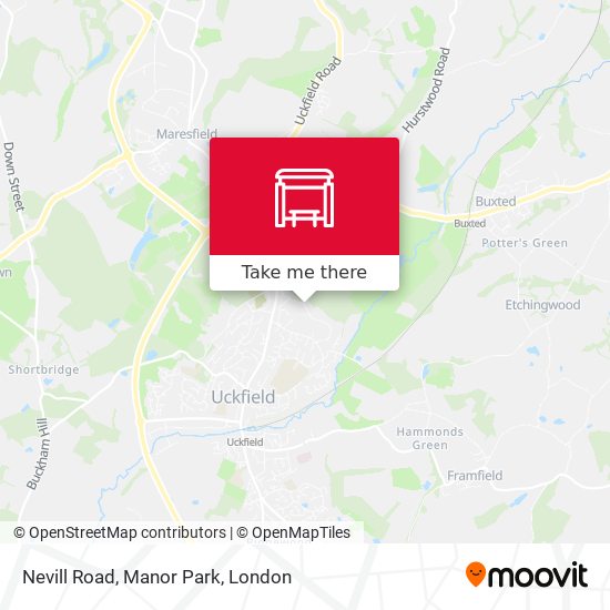 Nevill Road, Manor Park map