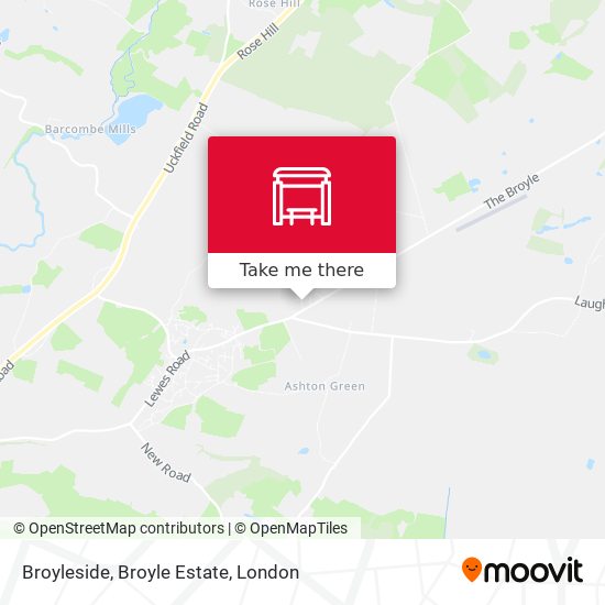 Broyleside, Broyle Estate map