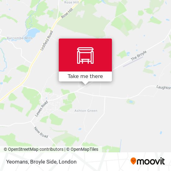 Yeomans, Broyle Side map