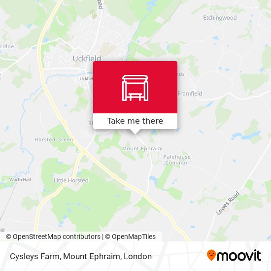 Cysleys Farm, Mount Ephraim map