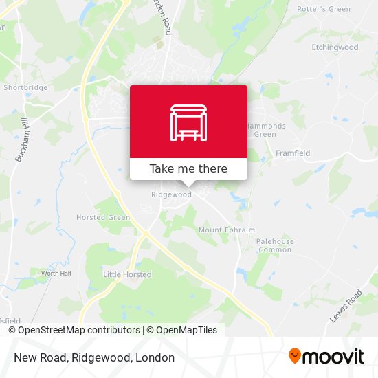 New Road, Ridgewood map