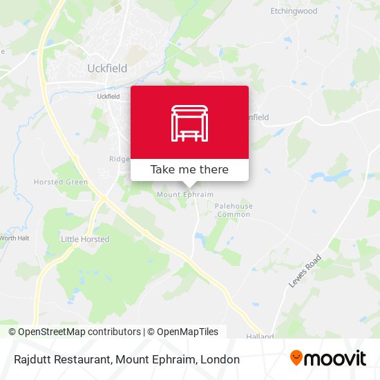 Rajdutt Restaurant, Mount Ephraim map
