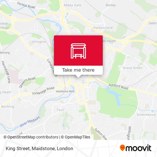 King Street, Maidstone map