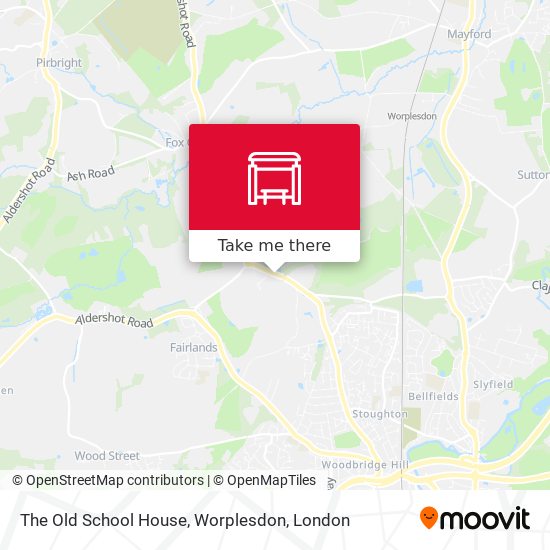 The Old School House, Worplesdon map