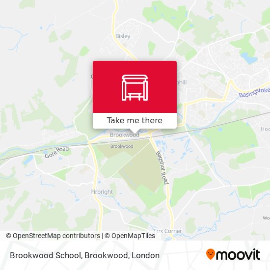 Brookwood School, Brookwood map