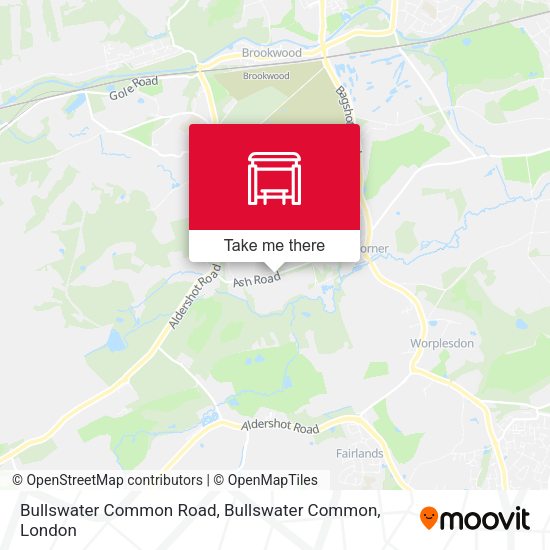 Bullswater Common Road, Bullswater Common map