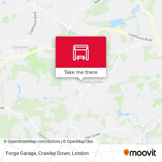 Forge Garage, Crawley Down map