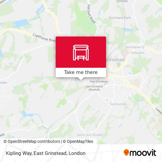 Kipling Way, East Grinstead map