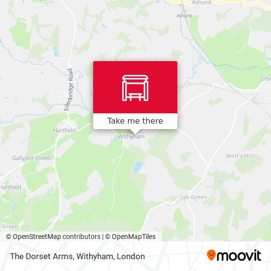 The Dorset Arms, Withyham map
