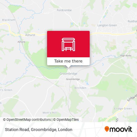 Station Road, Groombridge map