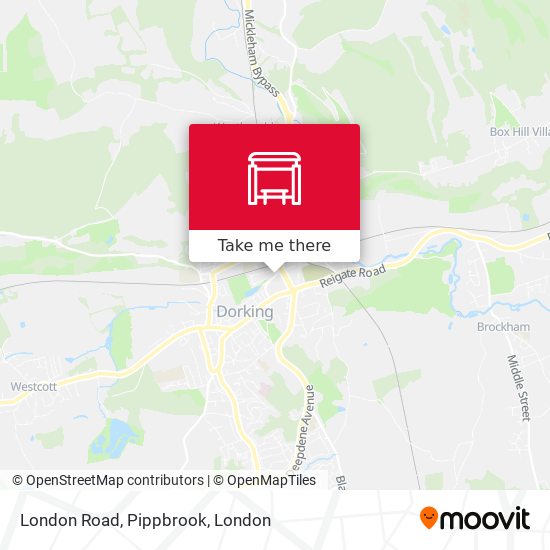 London Road, Pippbrook map