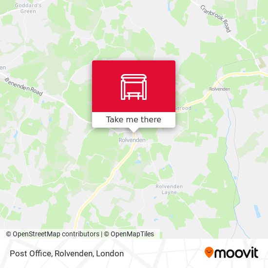 Post Office, Rolvenden map