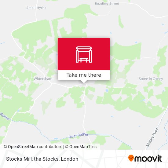 Stocks Mill, the Stocks map