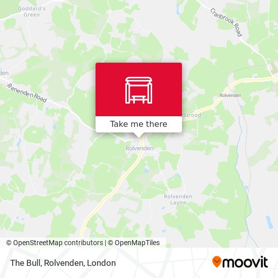 The Bull, Rolvenden map