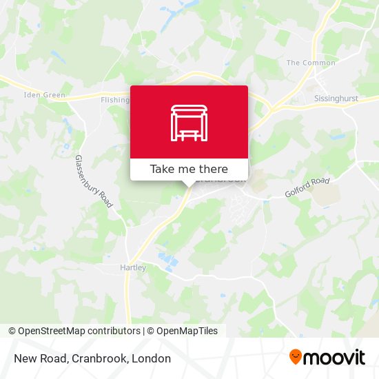 New Road, Cranbrook map