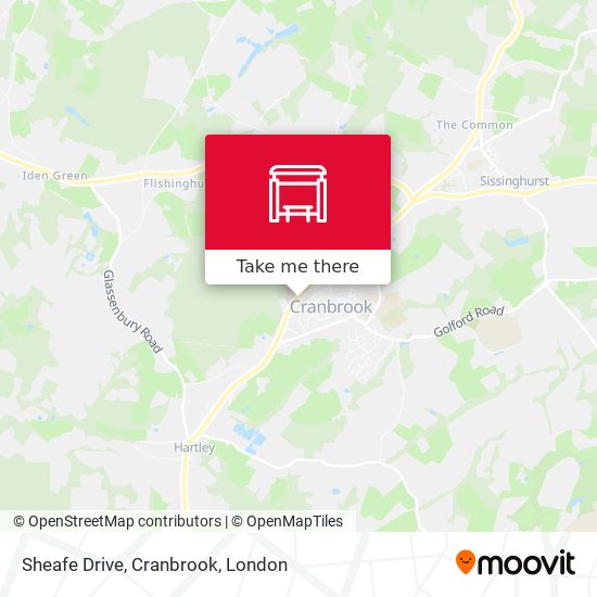 Sheafe Drive, Cranbrook map
