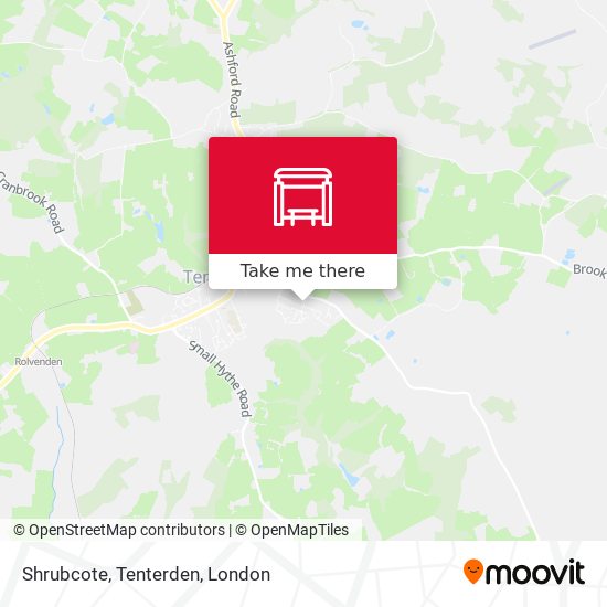 Shrubcote, Tenterden map