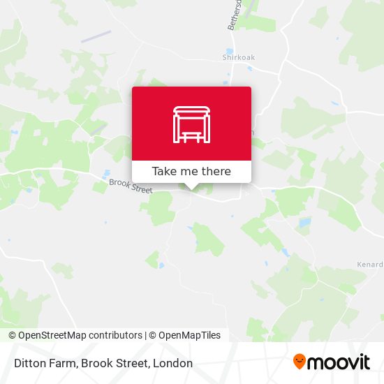 Ditton Farm, Brook Street map