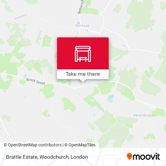 Brattle Estate, Woodchurch map