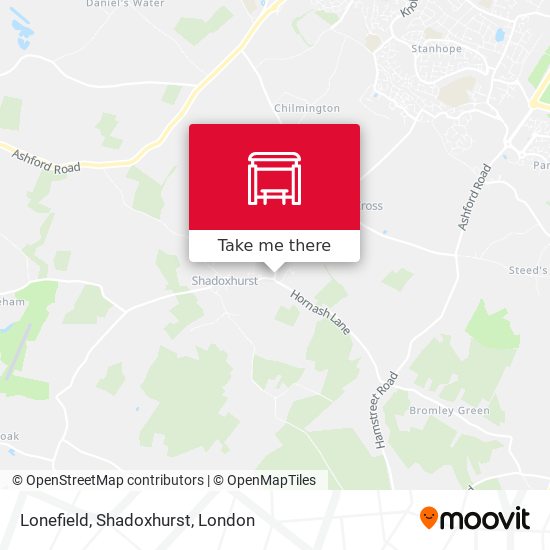 Lonefield, Shadoxhurst map