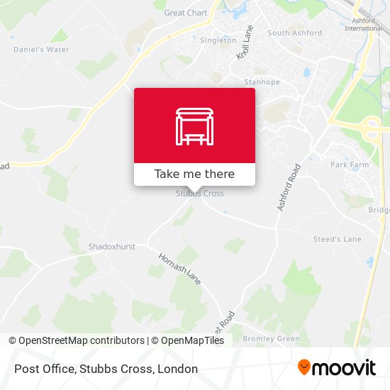 Post Office, Stubbs Cross map