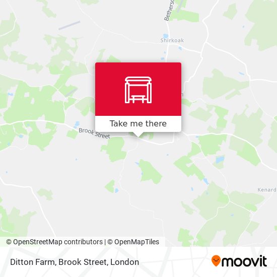 Ditton Farm, Brook Street map