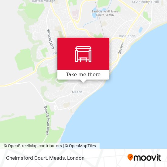 Chelmsford Court, Meads map