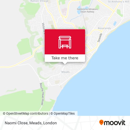 Naomi Close, Meads map