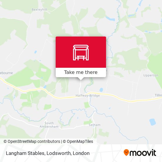 Langham Stables, Lodsworth map