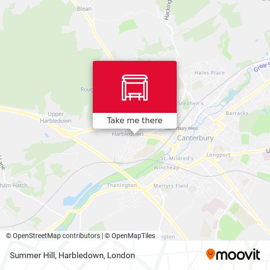 Summer Hill, Harbledown map