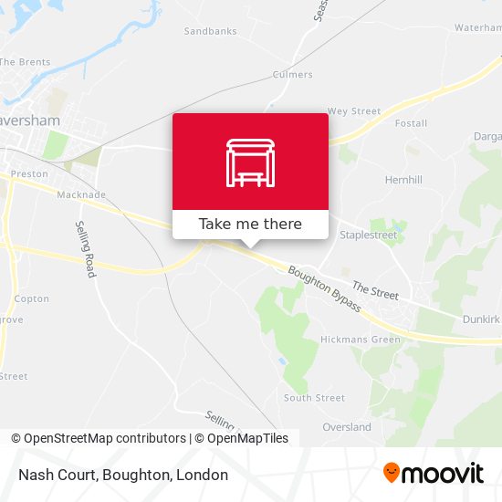 Nash Court, Boughton map