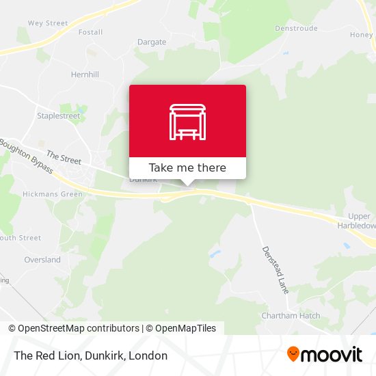 The Red Lion, Dunkirk map