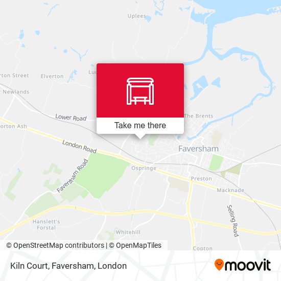 Kiln Court, Faversham map