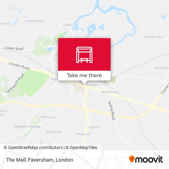 The Mall, Faversham map