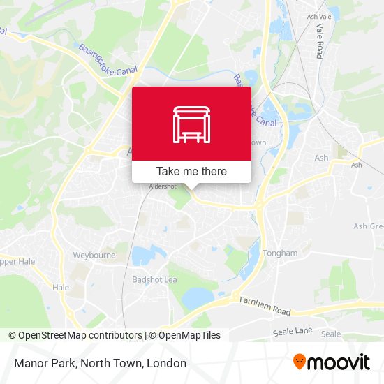 Manor Park, North Town map