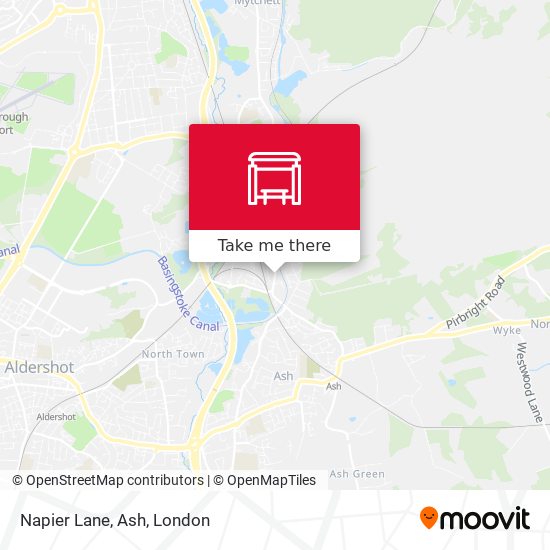 Napier Lane, Ash map