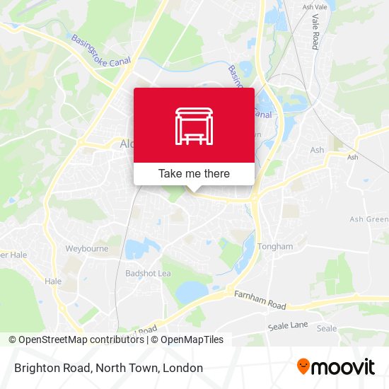 Brighton Road, North Town map