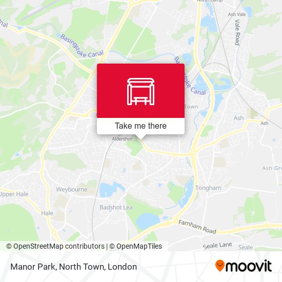 Manor Park, North Town map