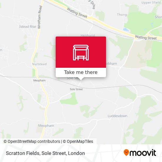 Scratton Fields, Sole Street map