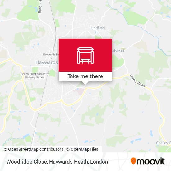Woodridge Close, Haywards Heath map