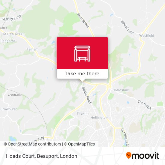 Hoads Court, Beauport map
